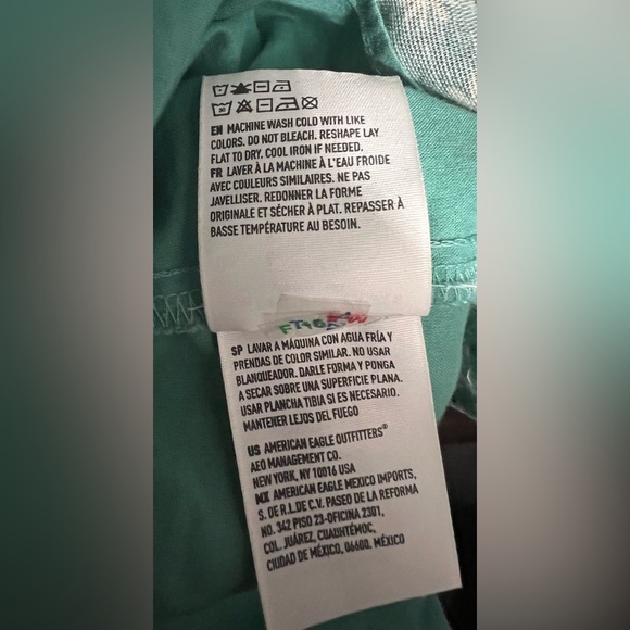 American Eagle Floral Mini Dress Spaghetti Strap, Tie Back Size:Large - Picture 10 of 11